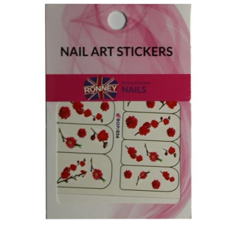 RONNEY - Naklejki wodne na paznokcie NAILART STICKERS RN 176      !